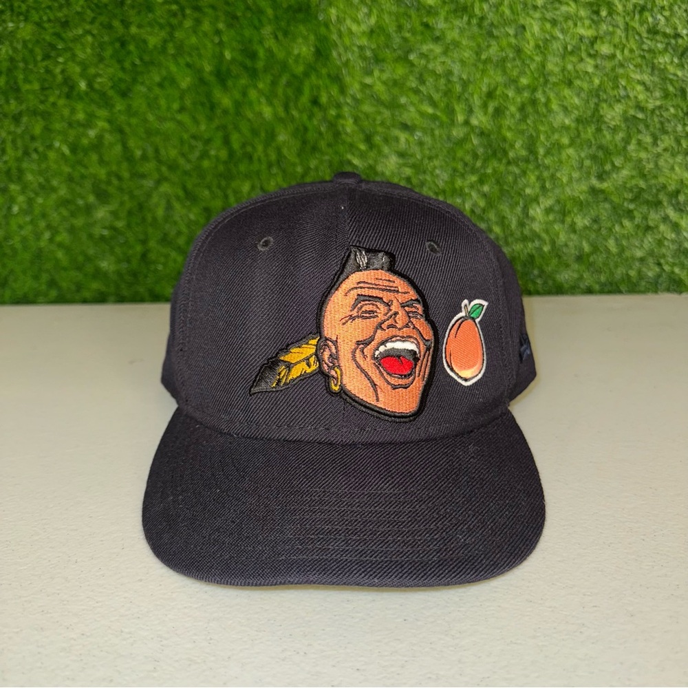 New Era Black Hat with Colorful Embroidery